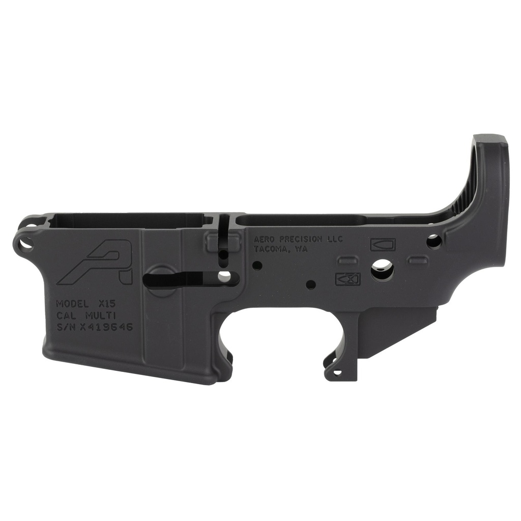 Aero Precision X15 Gen 2 Stripped Lower Receiver 223REM/556NATO Aluminum Black 