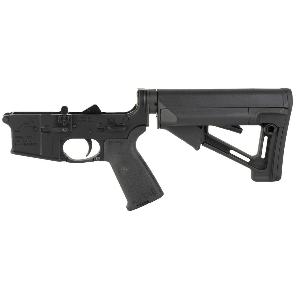 Aero Precision Standard Gen 2 Complete Lower Receiver 223REM/556NATO Magpul STR Stock MOE Grip Black 