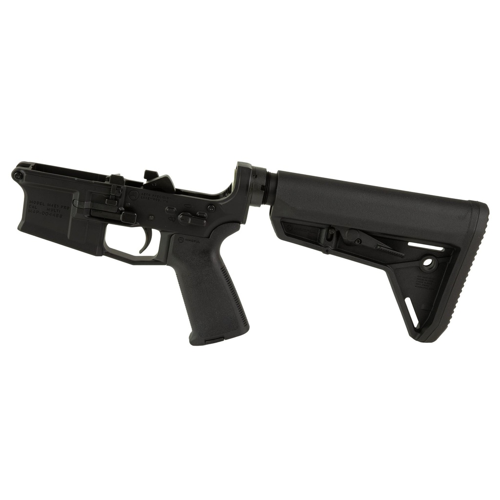 Aero Precision M4E1 PRO Complete Lower Receiver 223REM/556NATO Black Magpul MOE Grip SL Carbine Stock 