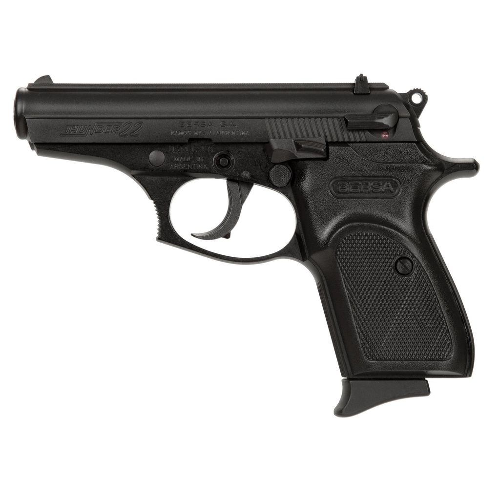 Bersa Thunder 22 DA/SA 22LR 3.5" Barrel 10Rds Black