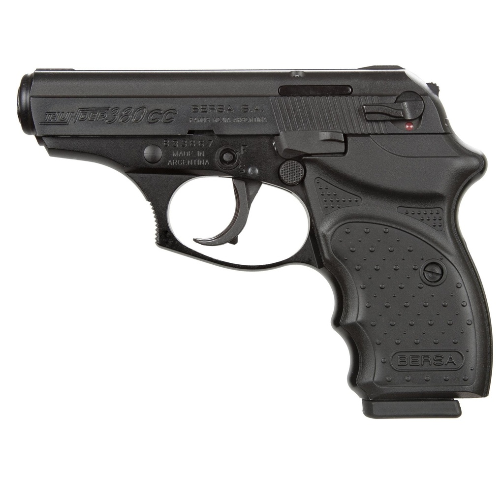 Bersa Thunder Concealed Carry DA/SA 380ACP 3.5" Barrel Rds Black