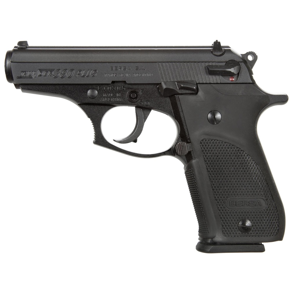 Bersa Thunder Plus DA/SA 380ACP 3.5" Barrel 15Rds Black