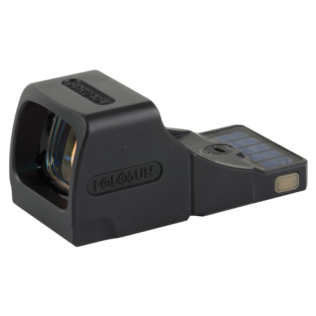 Holosun Technologies SCS Green Dot Sight Non-Magnified Fits S&W M&P 2.0 Fullsize 9/40 with Factory Optic Cut Green Ring & 2 MOA Dot Black Solar with Internal Battery 