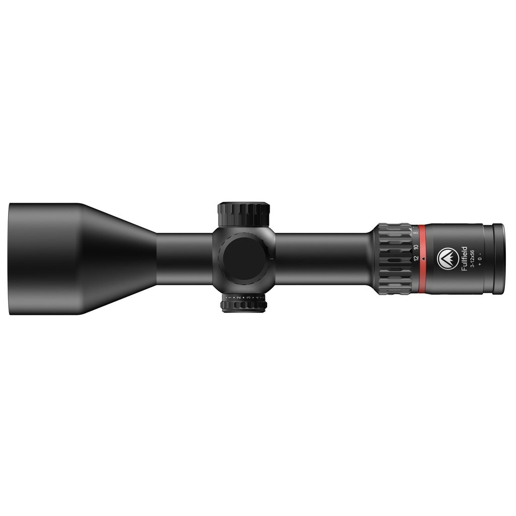 Burris Optics Fullfield 3-12X Ballistic E3 Reticle 56mm Objective 30mm Main Tube Black 