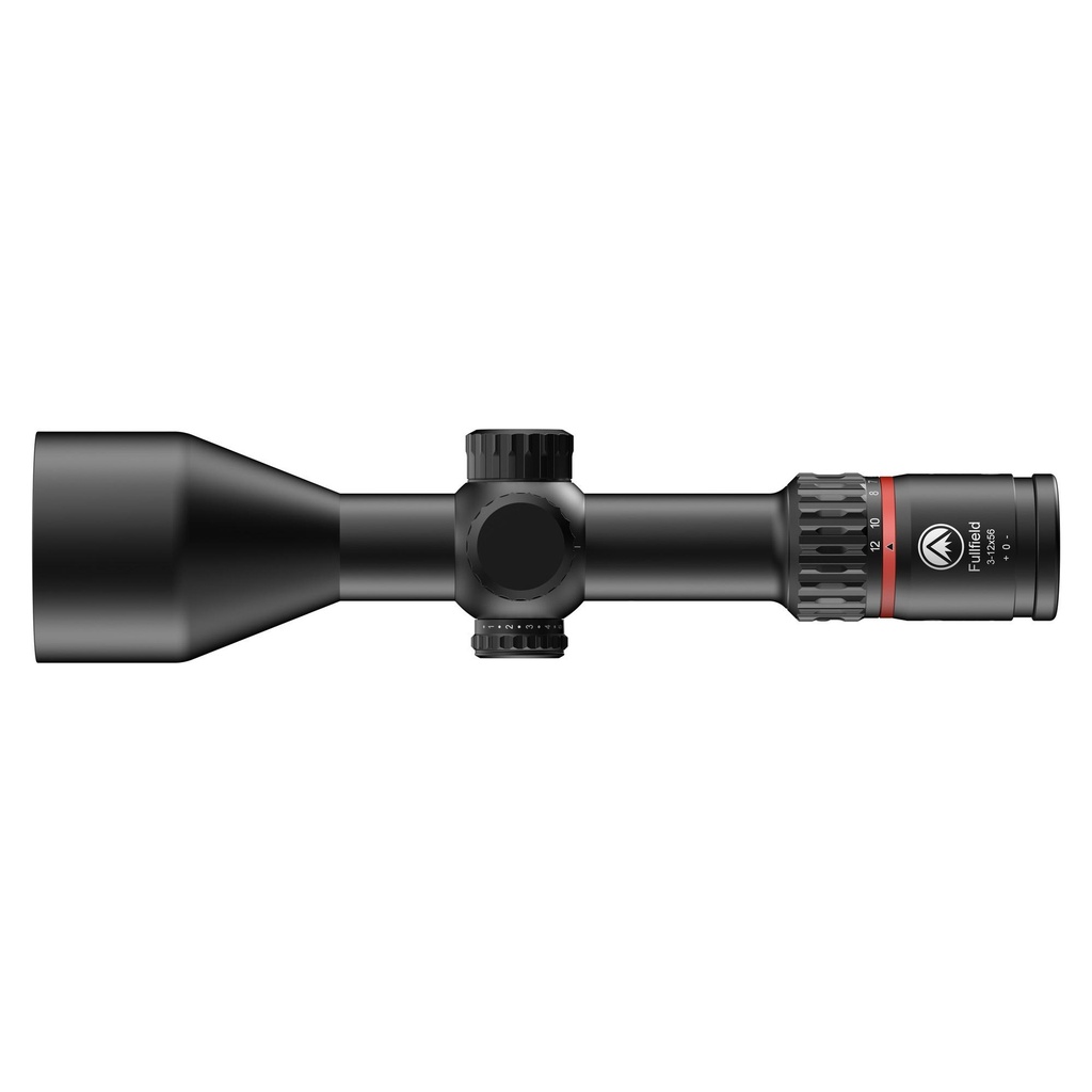 Burris Optics Fullfield 3-12X Heavy Duplex Reticle 56mm Objective 30mm Main Tube Black 