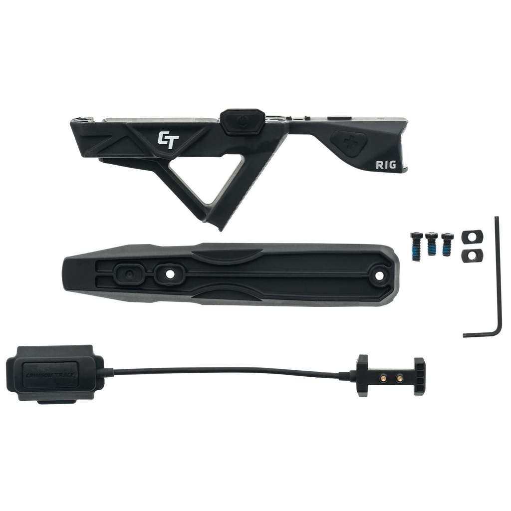 Crimson Trace Corporation RIG Grip Angled Foregrip with Light Black 