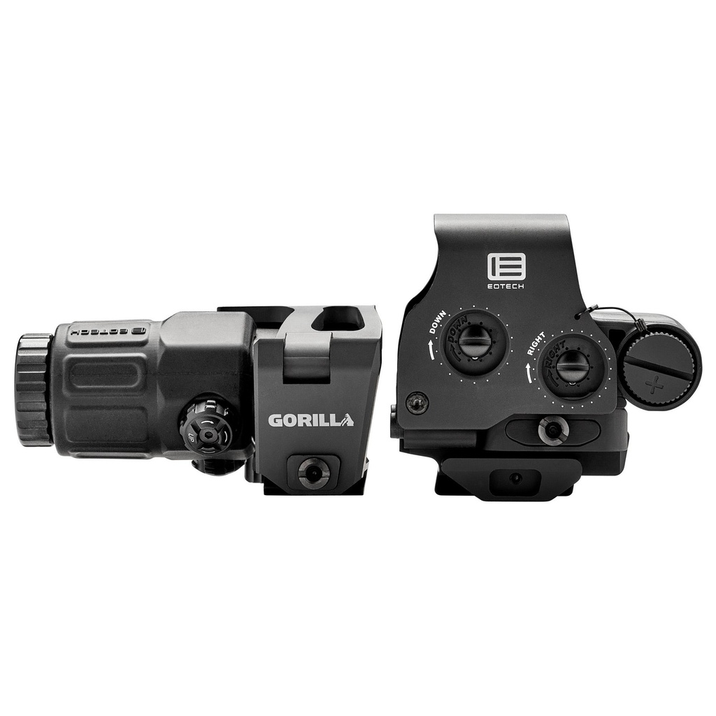 EOTECH EXPS3-0 HWS Sight and Magnifier Night Vision Compatible Sight 68MOA Ring & 1MOA Red Dot Black Includes G33 Magnifier with Switch to Center Mount 