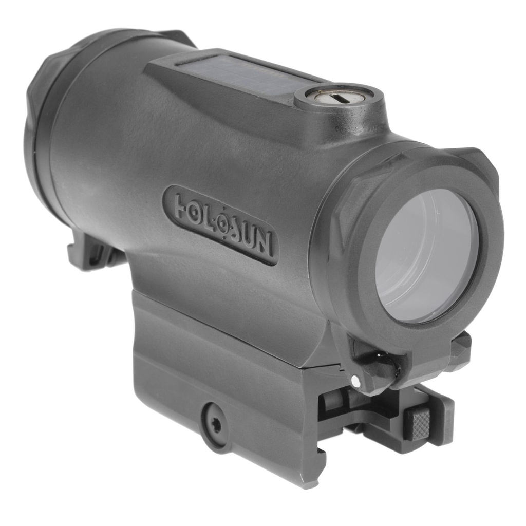 Holosun Technologies 530C Green Reticle 2MOA Dot with 65MOA Circle Quick Disconnect Mount Fits 1913 Picatinny Rail Titanium Housing Three Different Reticles Solar Failsafe Black