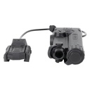Holosun Technologies IRIS 1 Rifle Infrared System IR Laser Fits Picatinny Remote Activated Button Black 