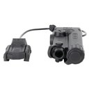 Holosun Technologies IRIS 1 Rifle Laser System Red Laser Fits Picatinny Remote Activated Button Black 