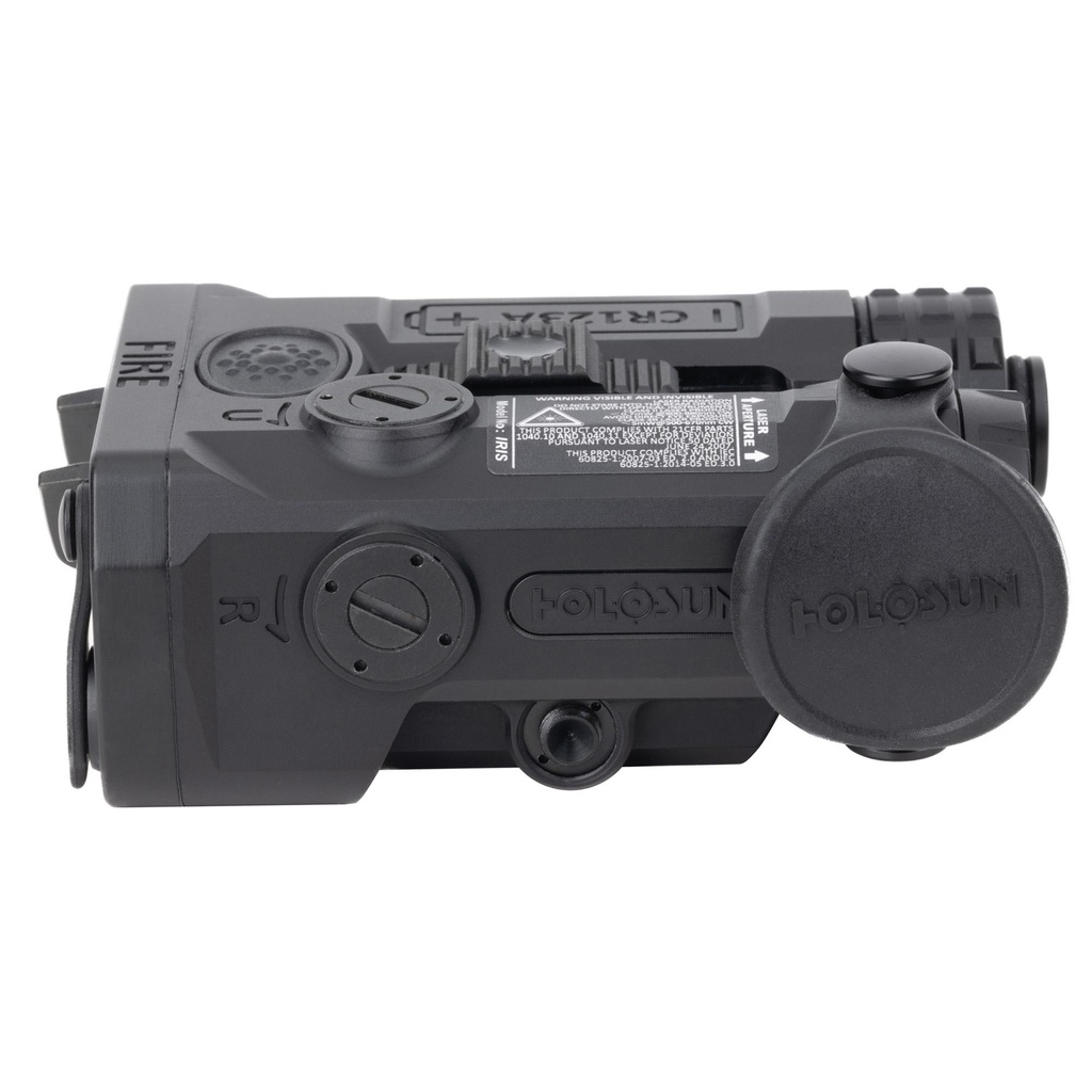 Holosun Technologies IRIS 3 Triple Function Rifle Illuminator & Laser/Infrared System Red/IR Laser IR Illuminator Fits Picatinny Remote Dual Activated Button Black 