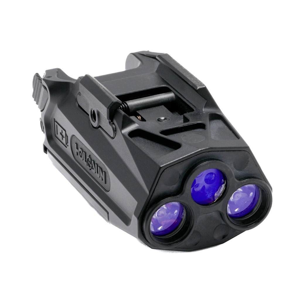 Holosun Technologies P.ID-Pro Weapon Mounted Light/Laser IR and Visible Green Laser 350mW IR Illuminator 1000 Lumen LED Fits Picatinny or Pistol Black 