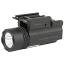 NcSTAR Flashlight & Green Laser with Quick Release Mount Fits Picatinny/Weaver Rail 200 Lumens Green Laser Black Light and Laser Modules are Interchangeable 