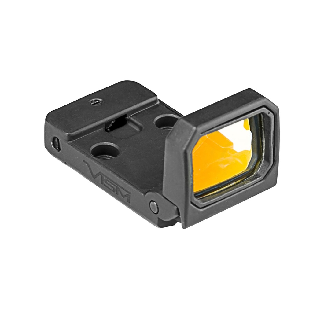 NcSTAR Flipdot M2 Red Dot Optic 22X16MM Objective 3 MOA Dot Folding Design Black Includes Picatinny Mount Dovetail Mount for Glocks and Mounting Plates for Glock MOS and RMR 