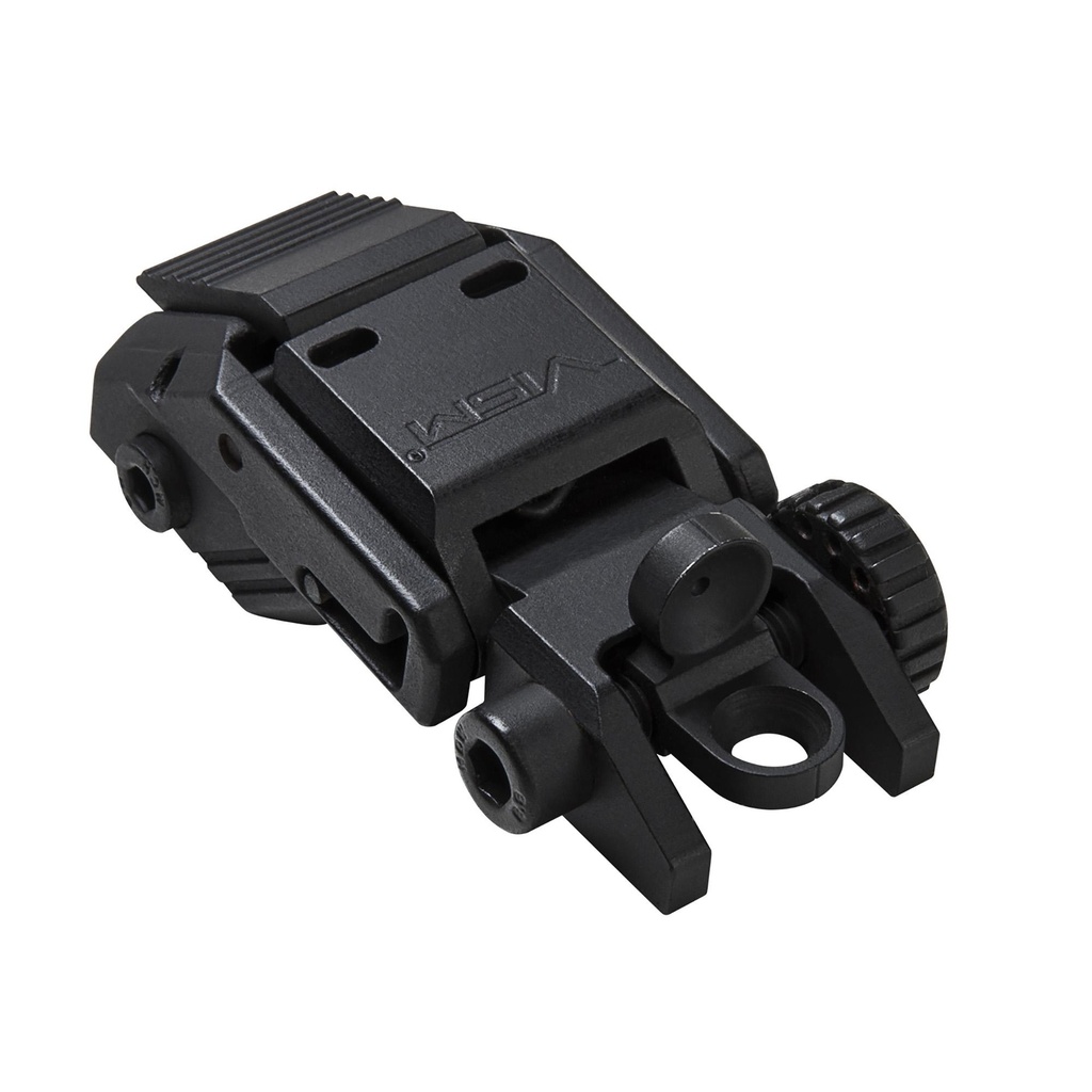 NcSTAR Pro Series Rear Flip-Up Sight Fits Picatinny Black 