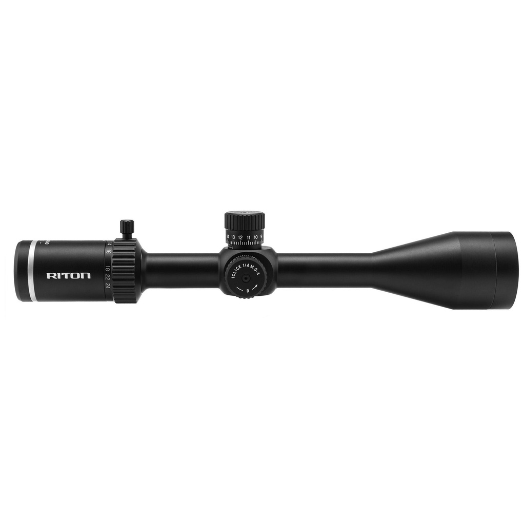 Riton Optics 1 Series CONQUER Rifle Scope 6-24X50 1" Tube R3 Reticle Black 