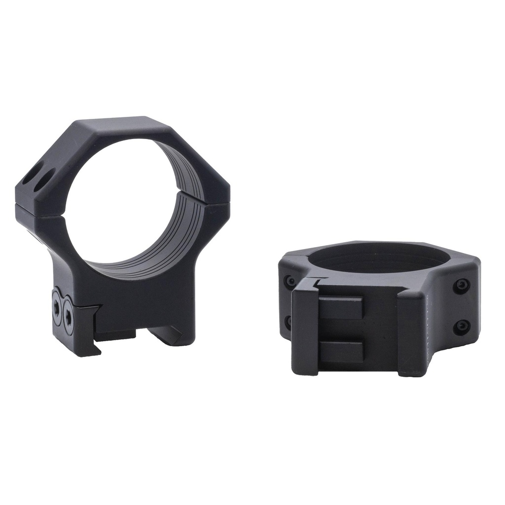 Riton Optics Contessa 30mm Light Picatinny Rings Alluminum Alloy 12mm Height Black 