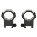 Riton Optics Contessa 30mm Picatinny Rings Hardened Steel 19mm Height Black 