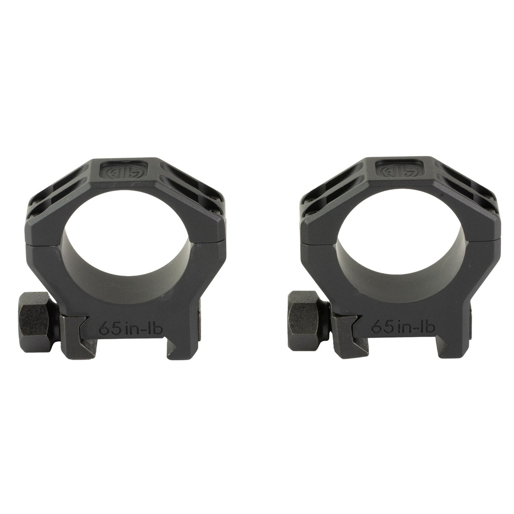 Sig Sauer Alpha6 Scope Ring Set 30mm Medium .94" Height Anodized Finish Black Fits Picatinny 