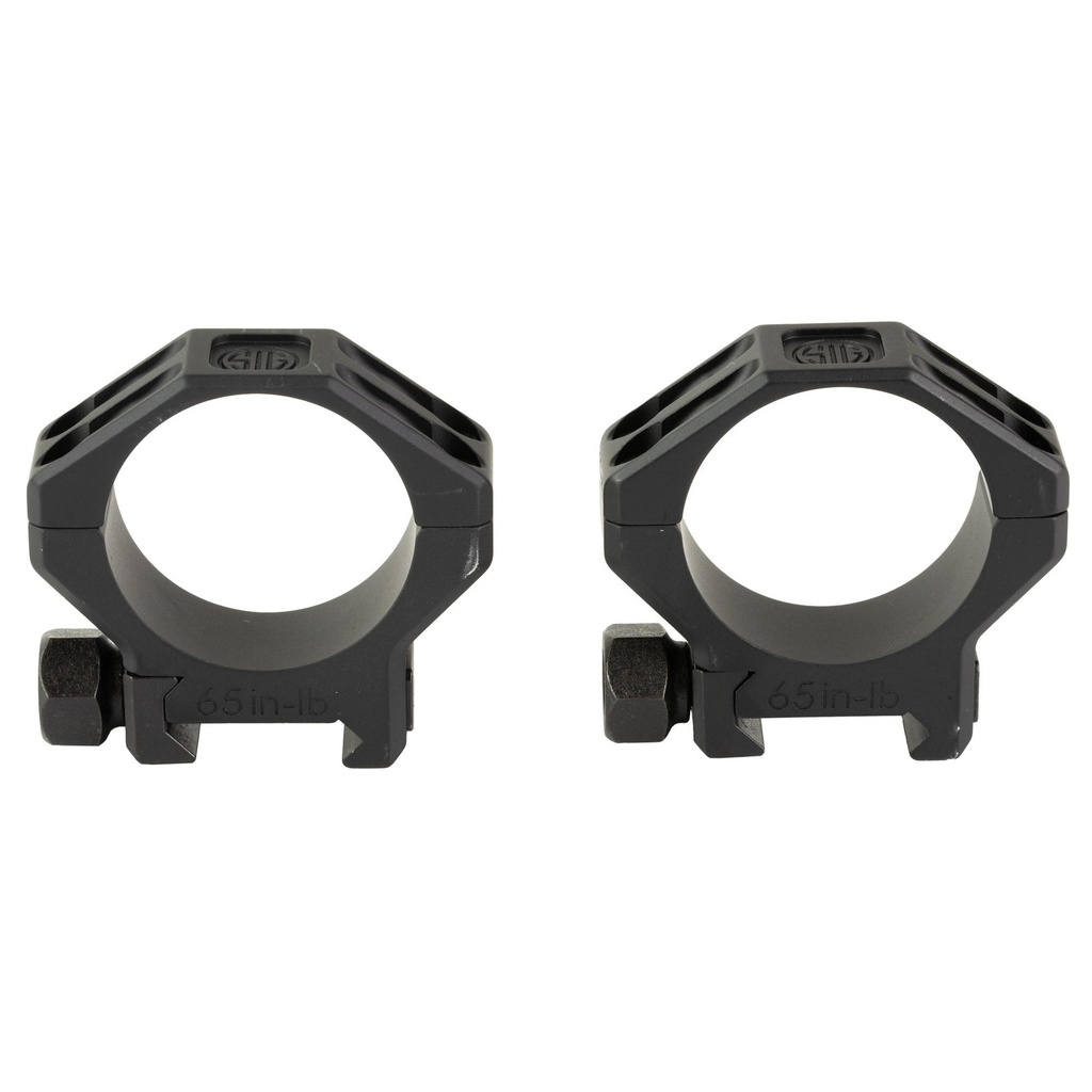 Sig Sauer Alpha6 Scope Ring Set 35mm Medium .95" Height Anodized Finish Black Fits Picatinny 