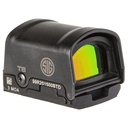 Sig Sauer Romeo2 Red Dot Sight Circle Dot Reticle 32 MOA Circle with 2 MOA Red Dot 12 Daylight Illumination Settings 25,000 Hours of Battery Life 30mm Objective Lens Black 