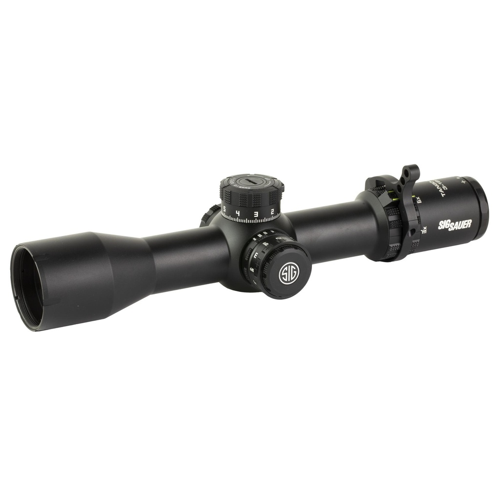 Sig Sauer Tango DMR Rifle Scope 3-18X44mm MRAD Milling 2.0 Reticle Illuminated 34mm Main Tube 0.1 MRAD Black 