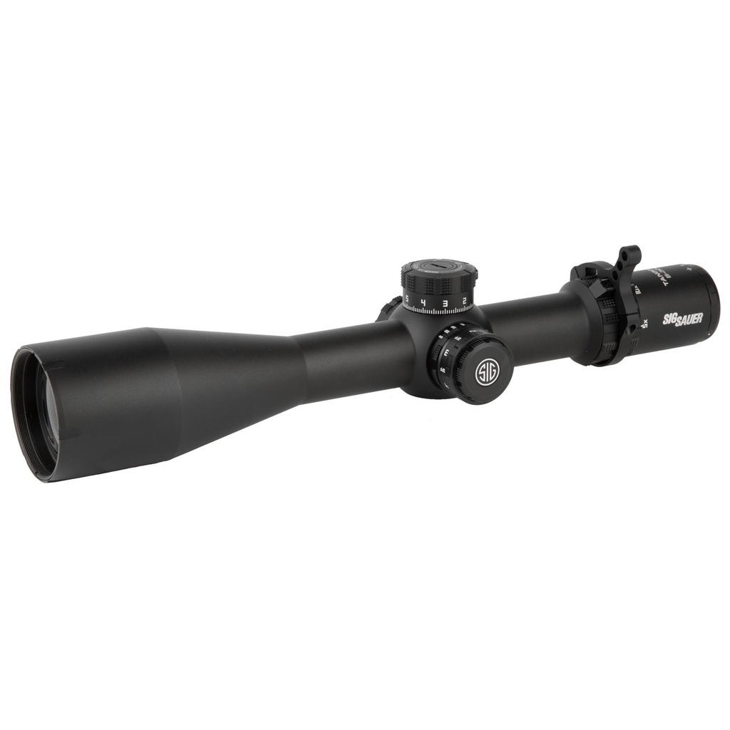 Sig Sauer TANGO DMR Rifle Scope 5-30X56mm First Focal Plane MRAD Milling 2.0 Illuminated Reticle Side Focus 34mm 0.1 MRAD Adjustable Black 