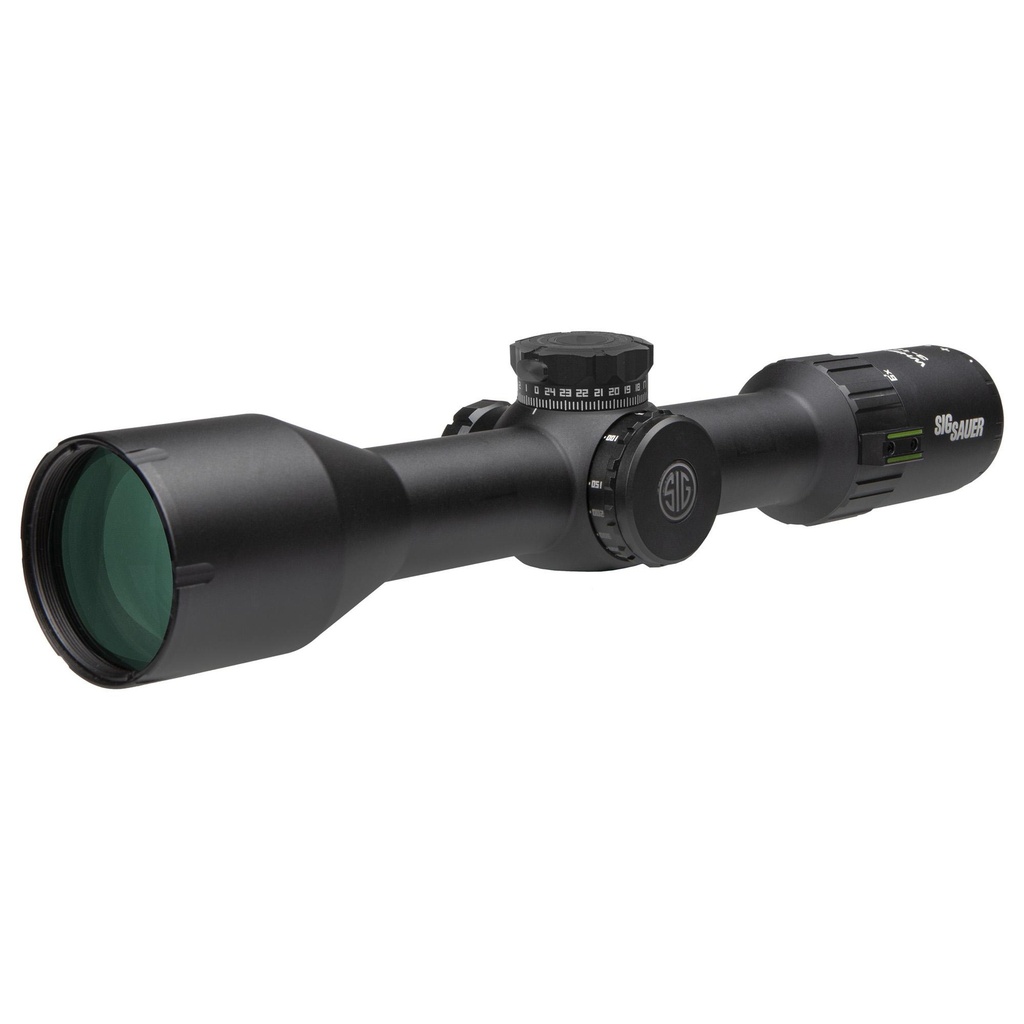 Sig Sauer Whiskey 6 Rifle Scope 3-18X44mm Second Focal Plane Quadplex Reticle 30mm Main Tube Black 