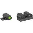 Sig Sauer XRay Day/Night Sight Set #6 Tritium Green Front Sight #8 Round Notch Rear Sight, Fits Sig P220 45, P226 40, P227 45, P938 9, P320 Full Size and Compact 9/40/357/45 and SP2022 40 