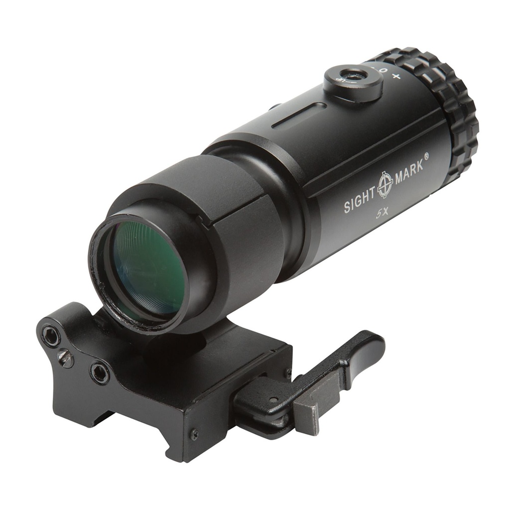Sightmark T-5 Magnifier 5X with Flip to Side Mount 5X Magnifier 30mm Tube Black 