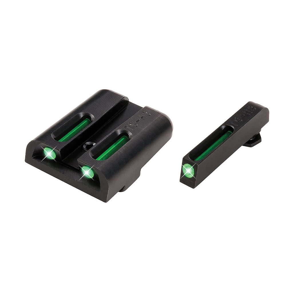 TRUGLO Brite-Site Tritium/Fiber Optic Sight Fits High Glock 20,21,29,30,31,32, Green 