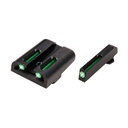 TRUGLO Brite-Site Tritium/Fiber Optic Sight Fits High Glock 20,21,29,30,31,32, Green 