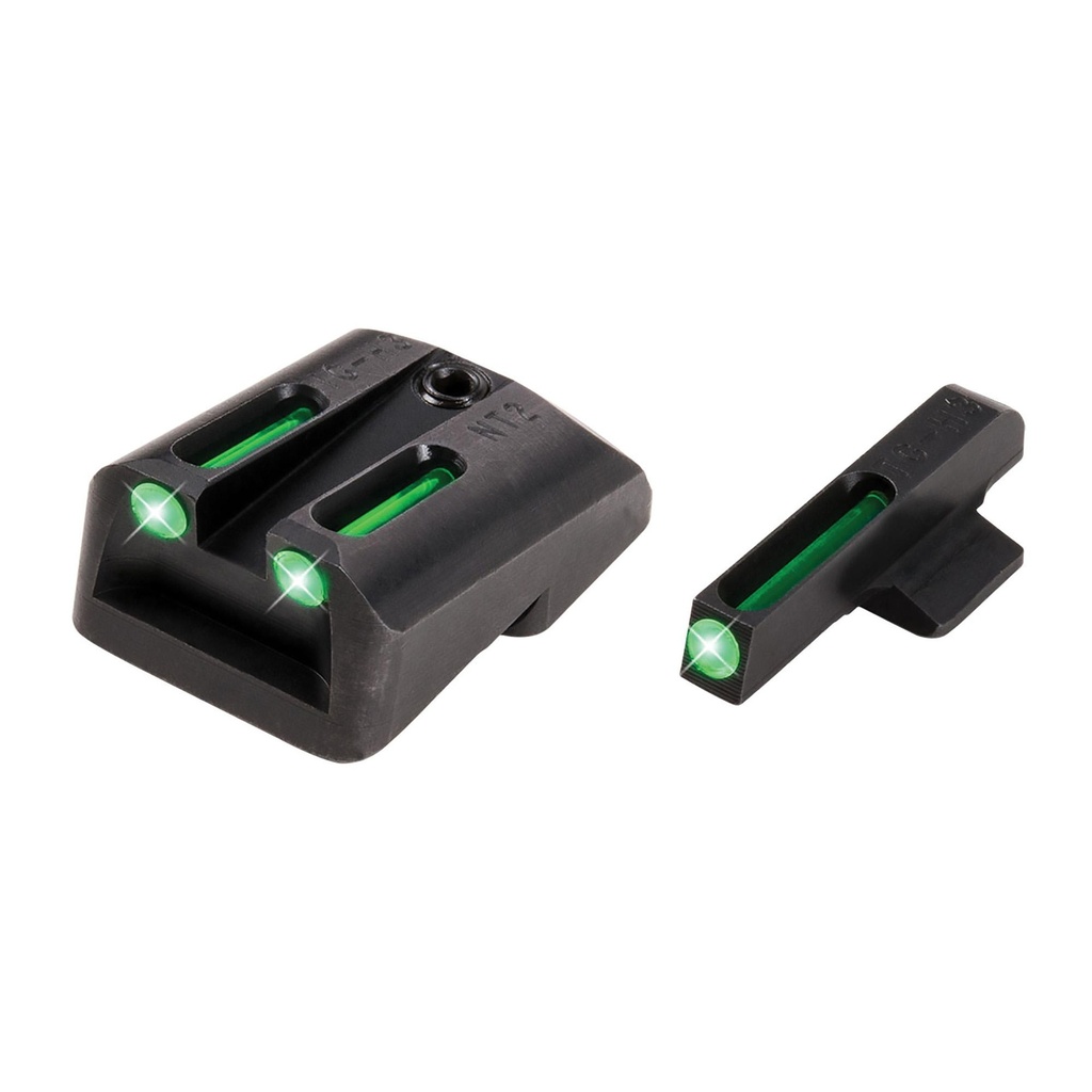 TRUGLO Brite-Site Tritium/Fiber Optic Sight Fits 1911 Off Green 