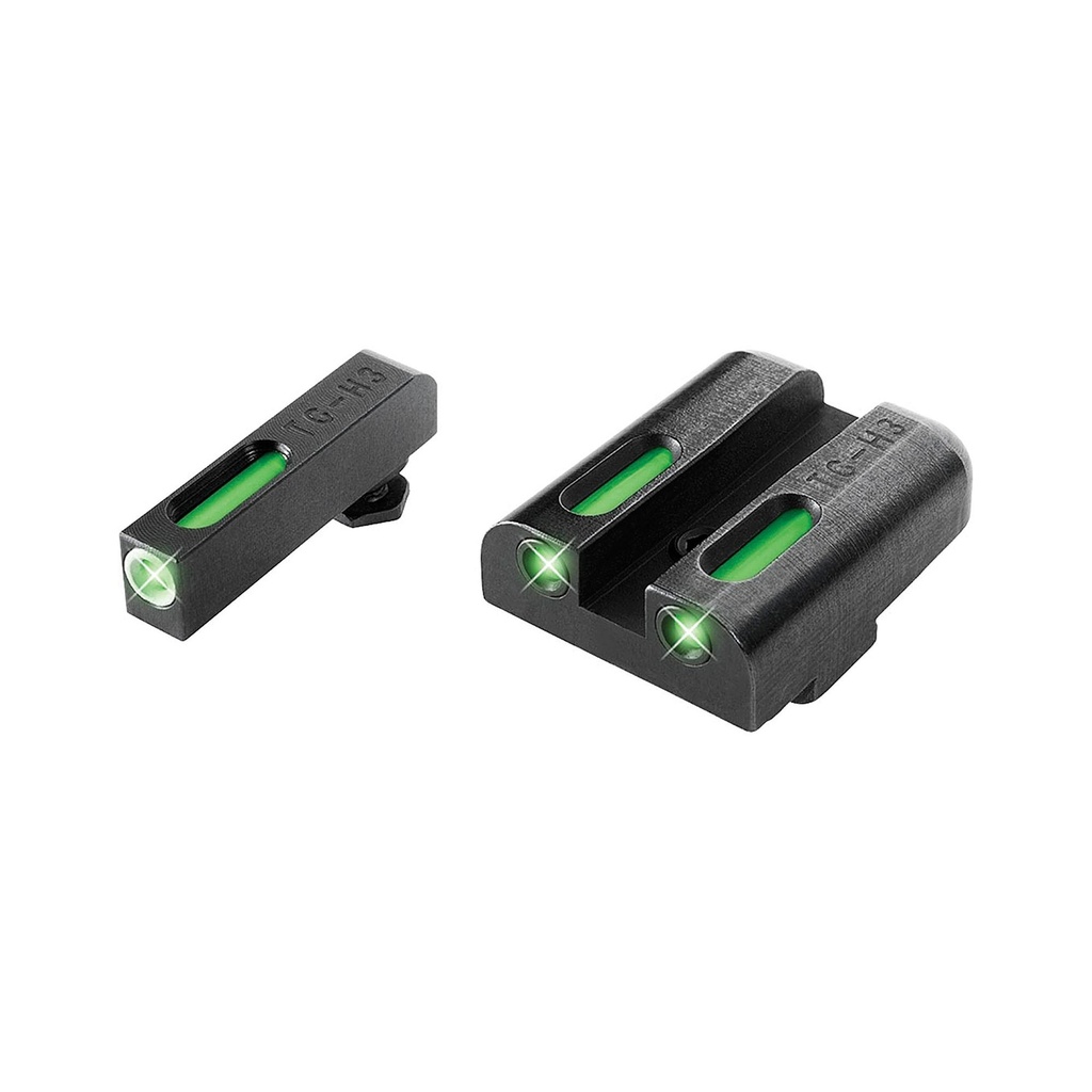 TRUGLO Brite-Site TFX Sight High Fits Glock 20,21,29,30,31,32,37,40 and 41 24/7 Brightness 