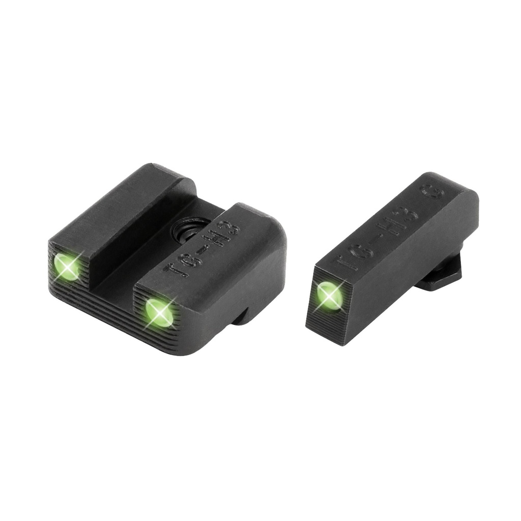 TRUGLO Brite-Site Tritium Sight Fits Glock 42 and 43 Green 