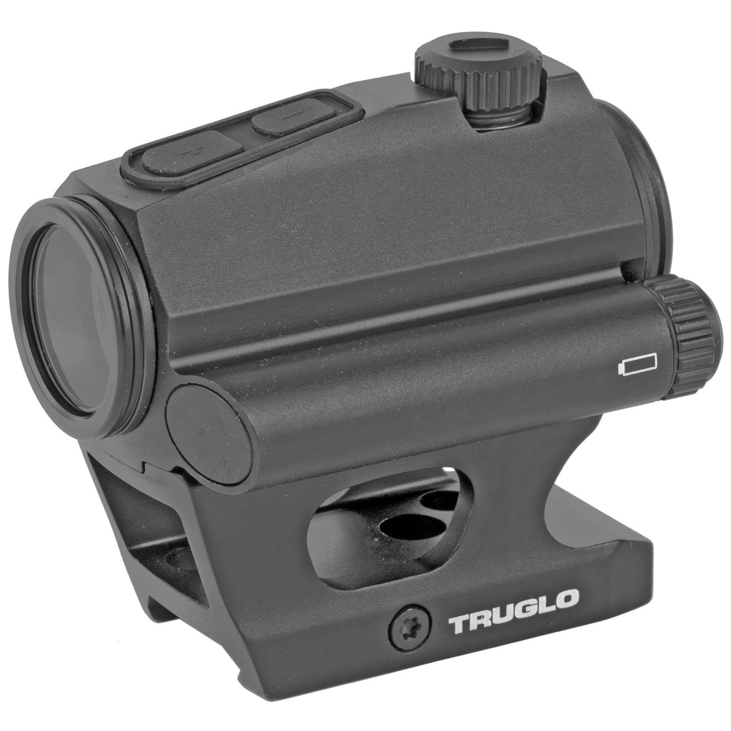 TRUGLO IGNITE Red Dot 1X22mm 2 MOA Green Dot Black Includes High and Low Picatinny/Weaver Mount and Rubber Lens Cover 