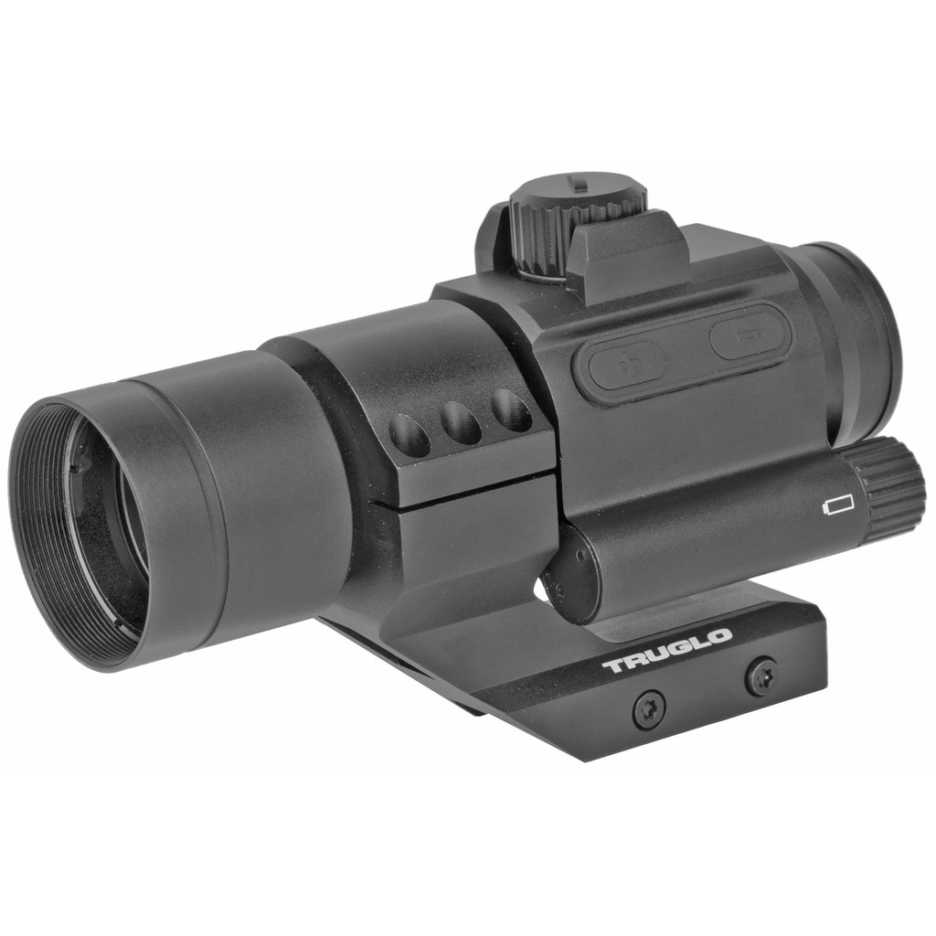 TRUGLO IGNITE Red Dot 1X30mm 2 MOA Green Dot Black Includes Cantilever Mount and Lens Cover 