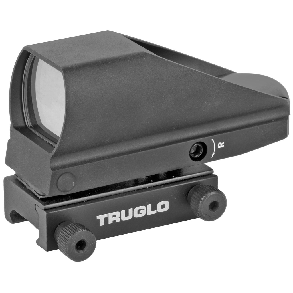 TRUGLO TRU-BRITE Red Dot 1X34mm 5 MOA Red and Green Dot Black Includes Picatinny Mount 
