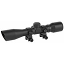 TRUGLO 4x32 Compact Scope Series Strut 'N Rut Shotgun Scope 4X32, 1" Diamond Shotgun Reticle Waterproof Fog Proof Nitrogen Gas Filled Rubber Eye Guard 4" Eye Relief Compact/Lightweight Mounting Rings Included Black