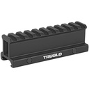 TRUGLO RISER MOUNT PICATINNY Riser Black Picatinny Style Riser Mount, Raises Mounting Surface by 1" 