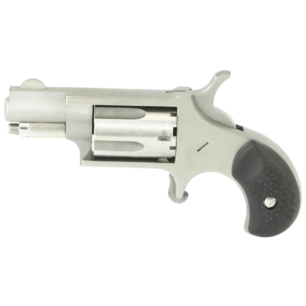 North American Arms Mini Revolver SA 22LR 1.125" Barrel Silver 5Rds 