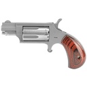 North American Arms Mini Revolver SA 22WMR 1.125" Barrel Silver 5Rds 