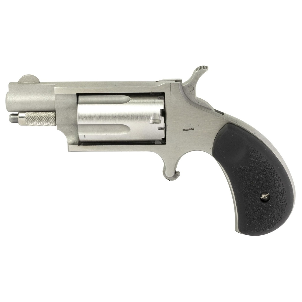 North American Arms Mini Revolver SA 22 WMR 1.625" Barrel Silver 5Rds 