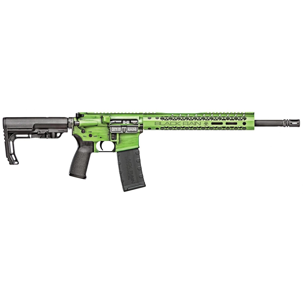 Black Rain Ordnance Spec+ .223 Remington/5.56 16" Zombie Green Battleworn M-LOK 30 Round