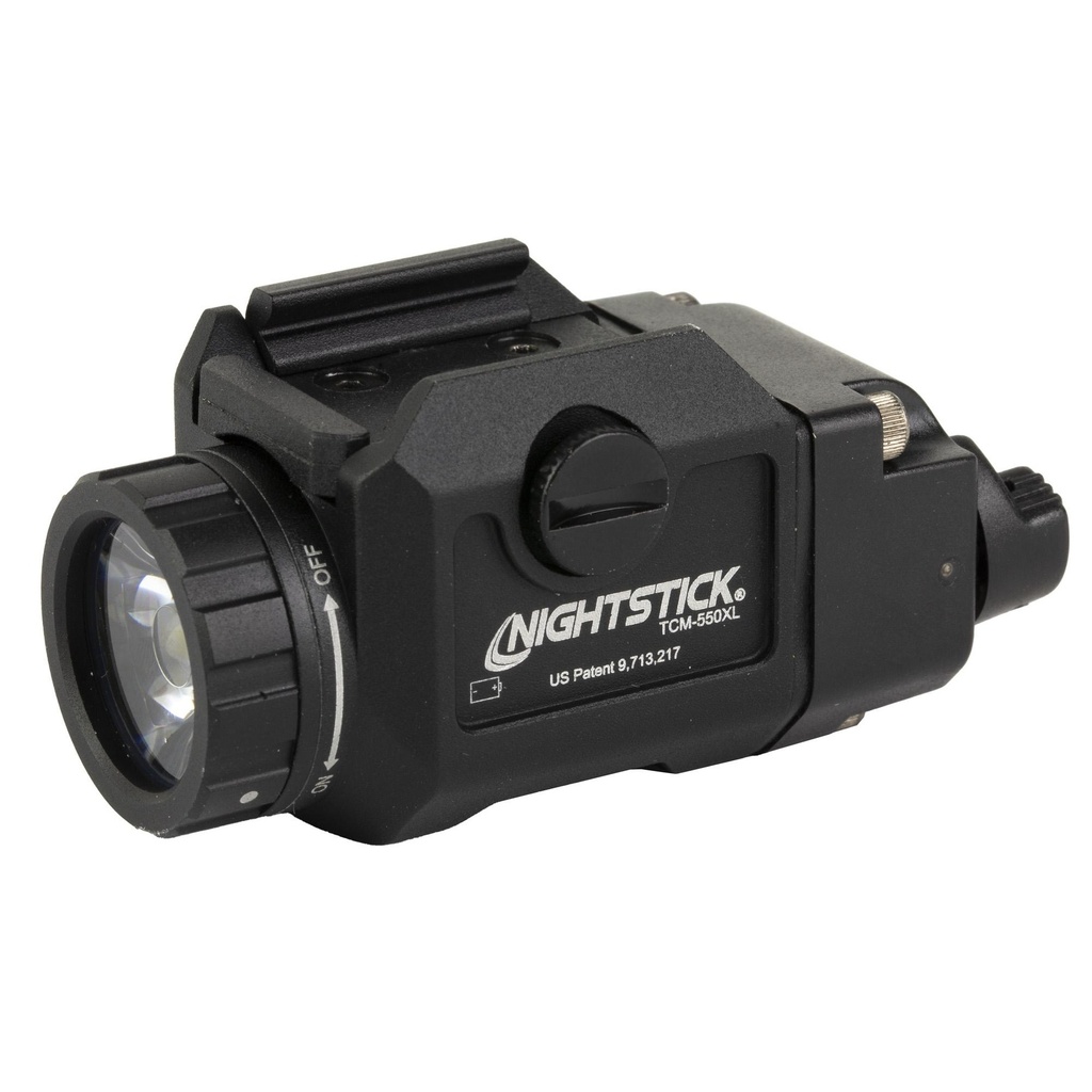 Nightstick TCM-550X Compact Weapon Mounted Light 550 Lumens 2.5 Hour Run Time IP-X7 Waterproof Black 