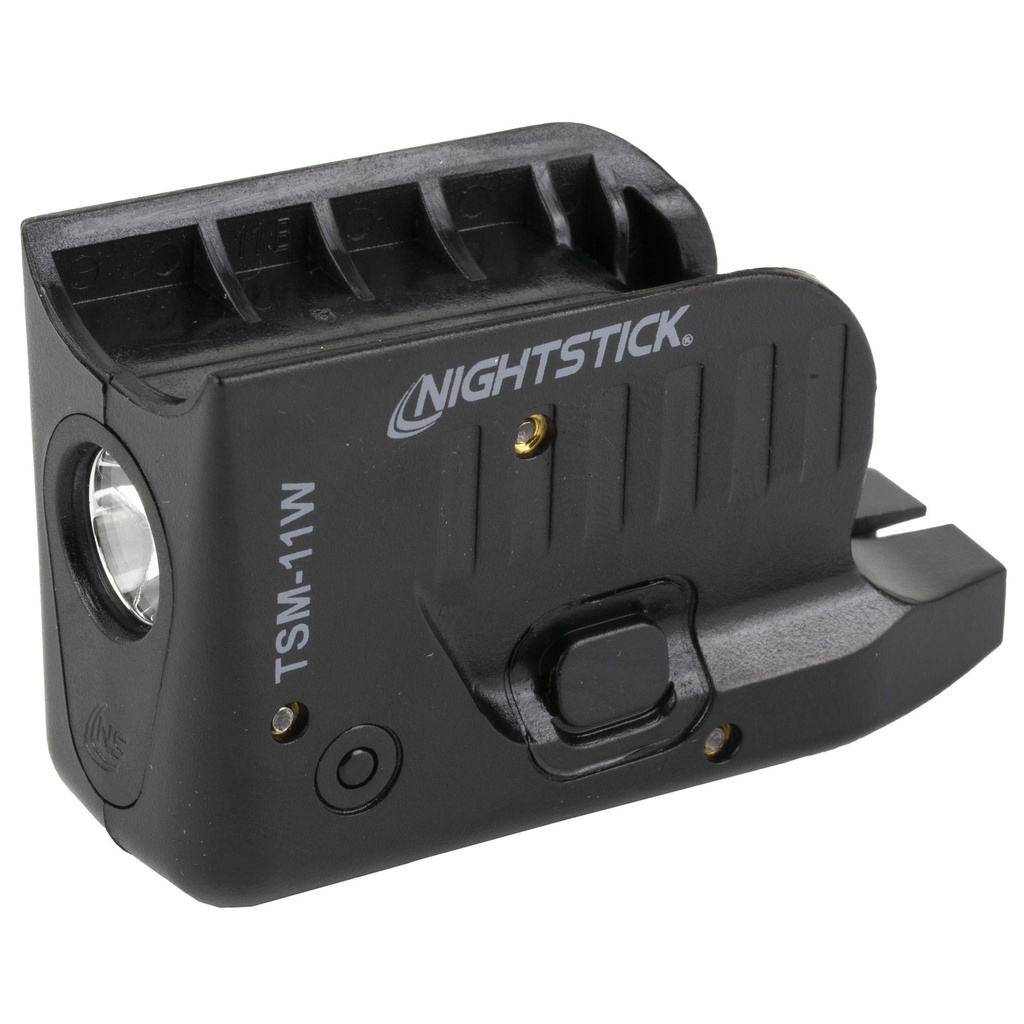 Nightstick TSM-11W Subcompact Tactical Weapon-Mounted Light Fits Glock 42 43 43X 48 150 Lumens Black Rechargeable Battery 