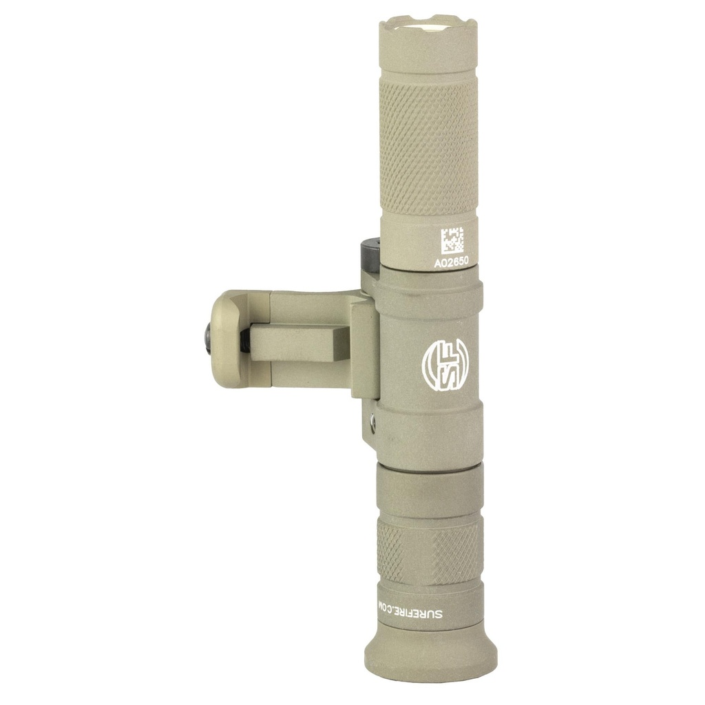 Surefire M140A Scout Light Weaponlight Fits Picatinny Rails 300 Lumens Anodized Finish Tan Includes 1 AAA Battery 