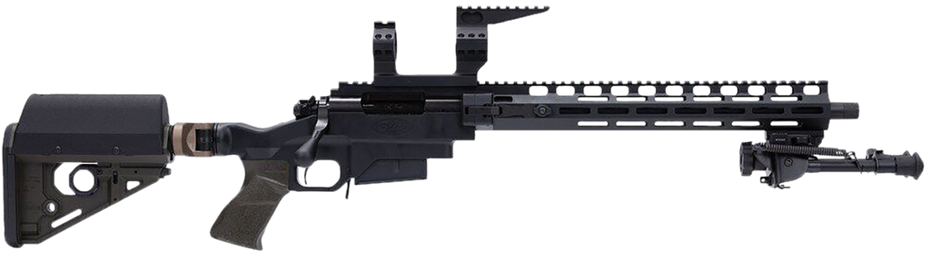 Larue Tactical Siete Briefcase 308 Win 17" Black Sporter Barrel 5Rds Black