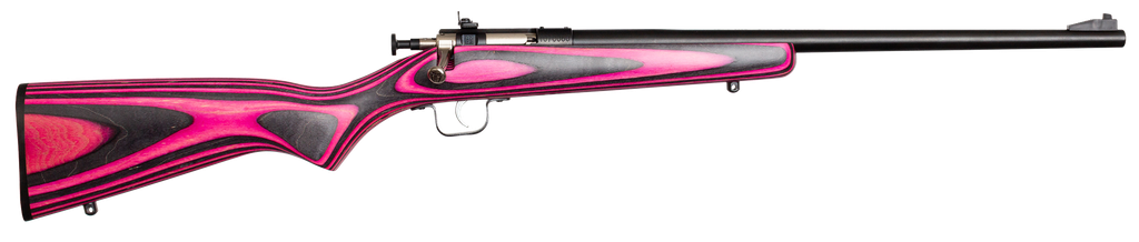Crickett Youth Laminate 22 LR 16.12" Blued Barrel 1Rd Pink