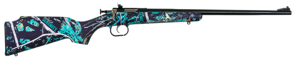 Crickett Youth 22 LR 16.12" Blued Barrel & Receiver 1Rd Muddy Girl Serenity